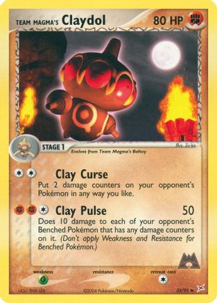 Team Magma's Claydol - 33/95 33/95 -