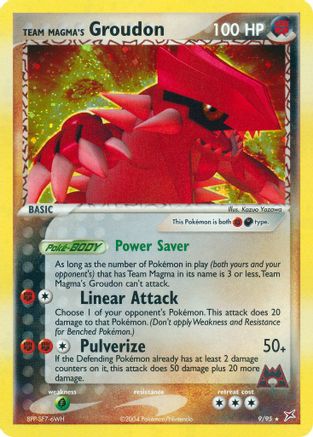 Team Magma's Groudon 9/95 - Holofoil