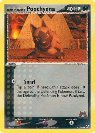 Team Magma's Poochyena - 65/95 65/95 -