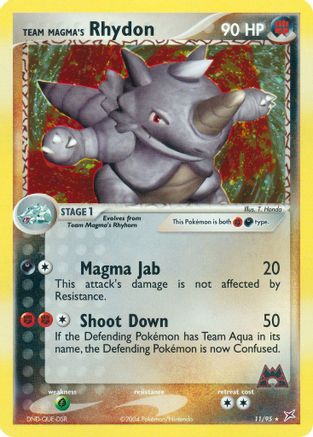 Team Magma's Rhydon - 11/95 11/95 - Holofoil