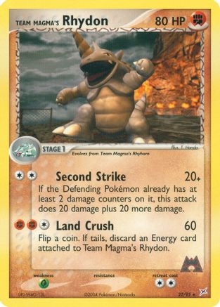 Team Magma's Rhydon - 22/95 22/95 -