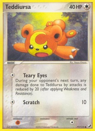 Teddiursa 77/115 - Reverse Holofoil