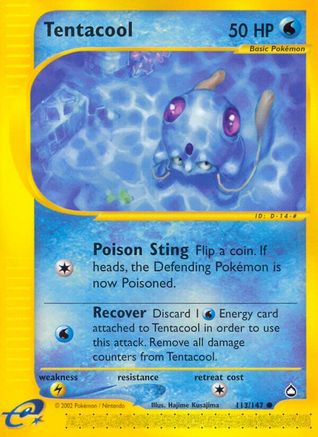 Tentacool 113/147 - Reverse Holofoil