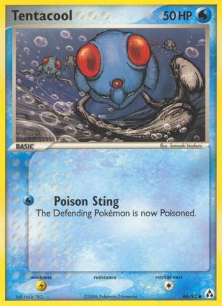 Tentacool 66/92 - Reverse Holofoil