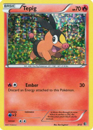 Tepig - 3/12 3/12 - Holofoil