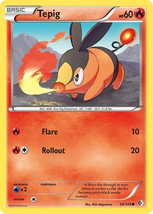 Tepig 24/149 - Reverse Holofoil