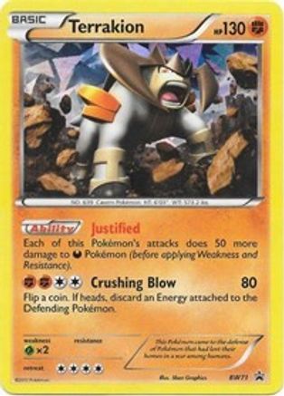 Terrakion - BW71 BW71/101 - Holofoil