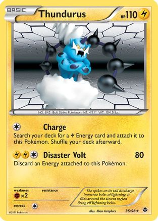 Thundurus 35/98 - Reverse Holofoil