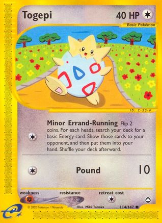 Togepi 114/147 - Reverse Holofoil