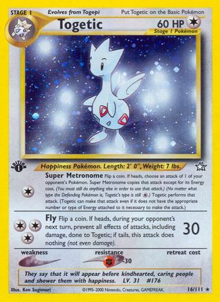 Togetic 16/111 - 1st Edition Holofoil