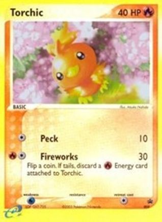 Torchic - 008 (e-League) 8/40 - Reverse Holofoil