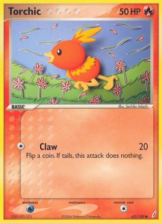 Torchic - 065/100 65/100 - Reverse Holofoil