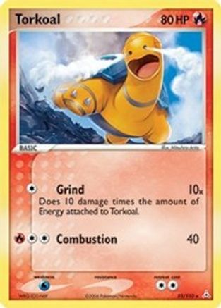 Torkoal 33/110 - Reverse Holofoil