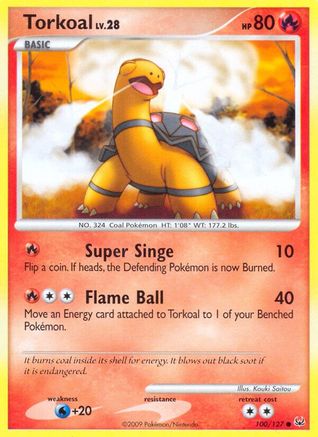 Torkoal 100/127 - Reverse Holofoil