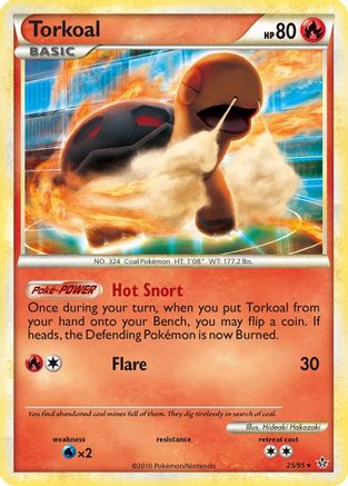 Torkoal 25/95 - Reverse Holofoil