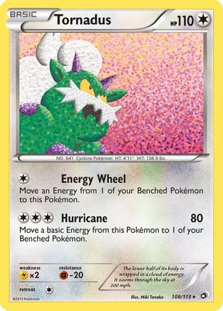 Tornadus 108/113 - Reverse Holofoil