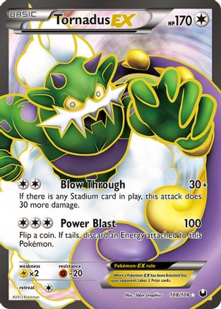 Tornadus EX (108 Full Art) 108/108 - Holofoil