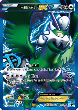 Tornadus EX (Team Plasma) (114 Full Art) 114/116 - Holofoil