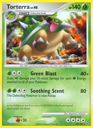 Torterra 39/127 - Reverse Holofoil