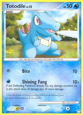 Totodile 106/123 - Reverse Holofoil