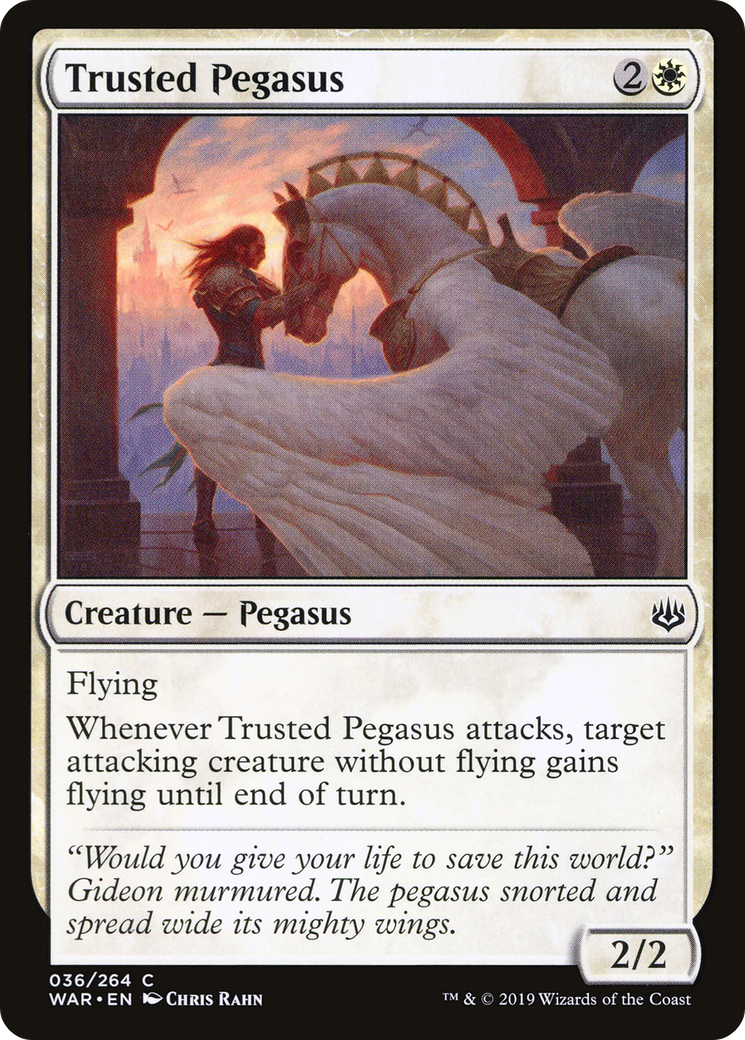 Trusted Pegasus (WAR-036) -  Foil