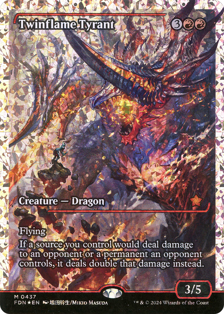 Twinflame Tyrant (FDN-437) - : (Showcase) Foil