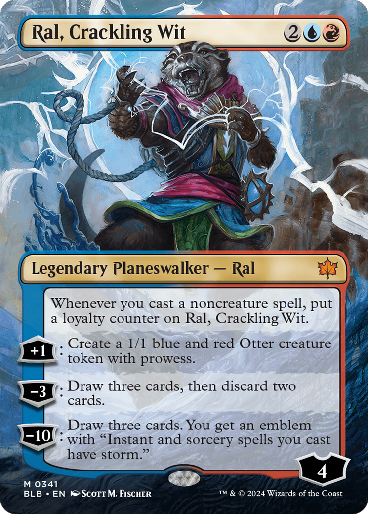 Ral, Crackling Wit (BLB-341) -  (Borderless) Foil