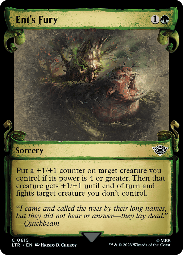 Ent's Fury (LTR-615) - : (Showcase) Foil