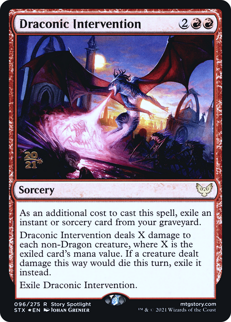 Draconic Intervention (PRE-96S) -  Foil