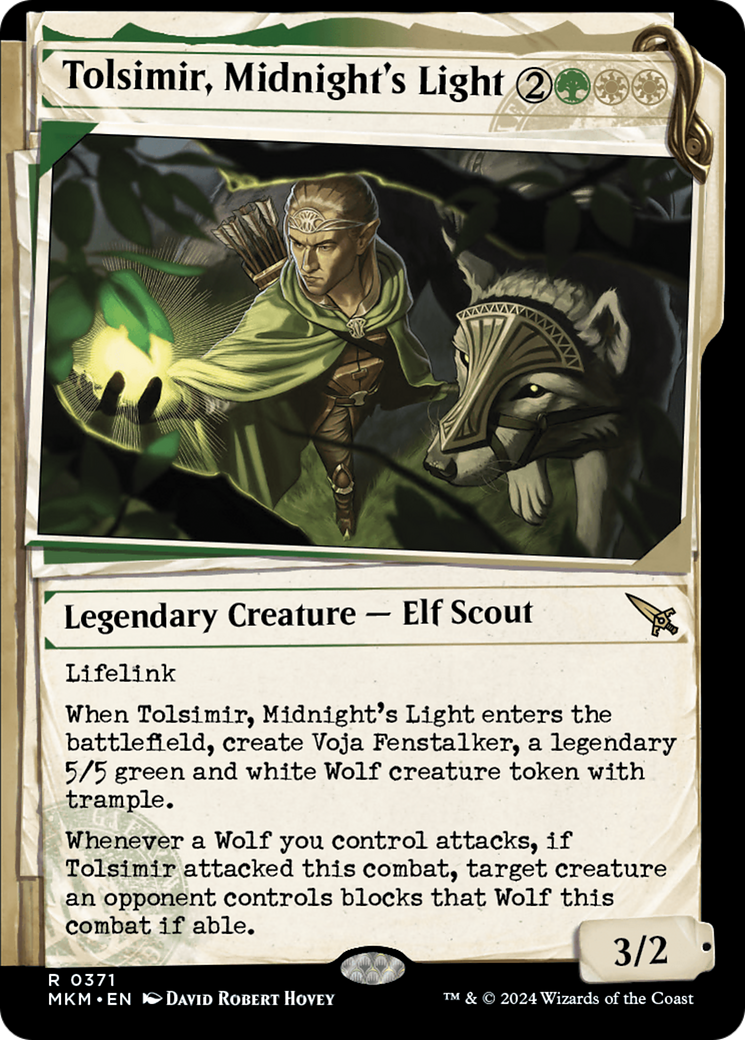 Tolsimir, Midnight's Light (MKM-371) - : (Showcase) Foil