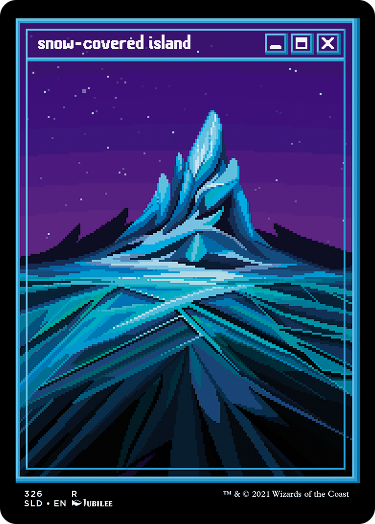 Snow-Covered Island (SLD-326) -  Foil