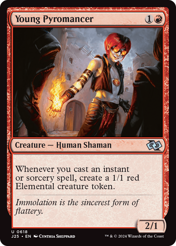 Young Pyromancer (J25-618) -