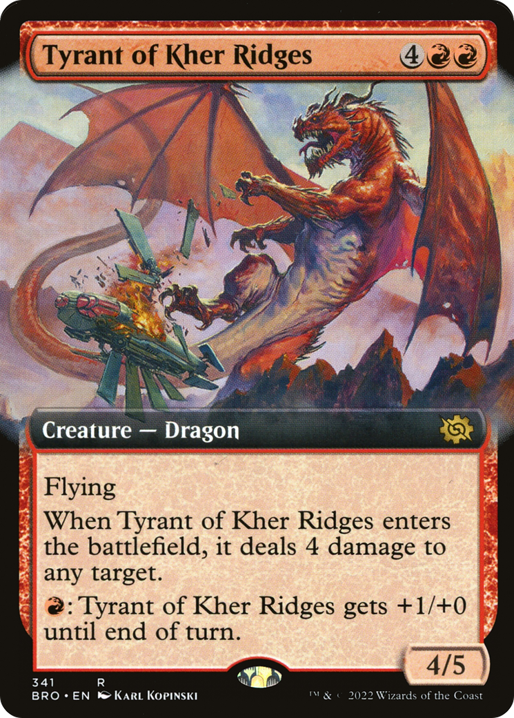 Tyrant of Kher Ridges (BRO-341) - : (Extended Art)