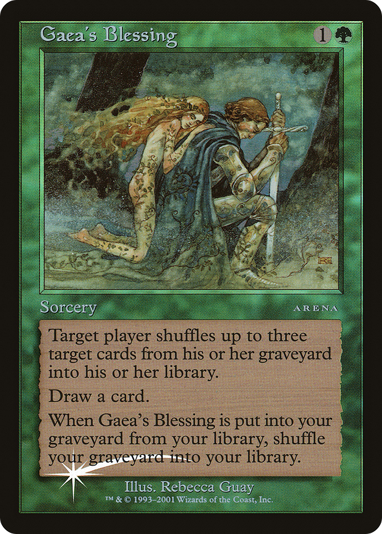 Gaea's Blessing (ARENA-012) -  Foil