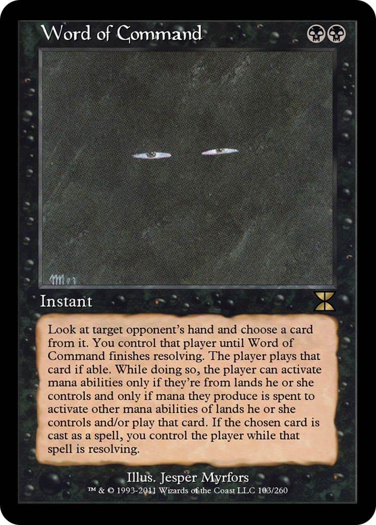 Word of Command (ME4-103) -  Foil