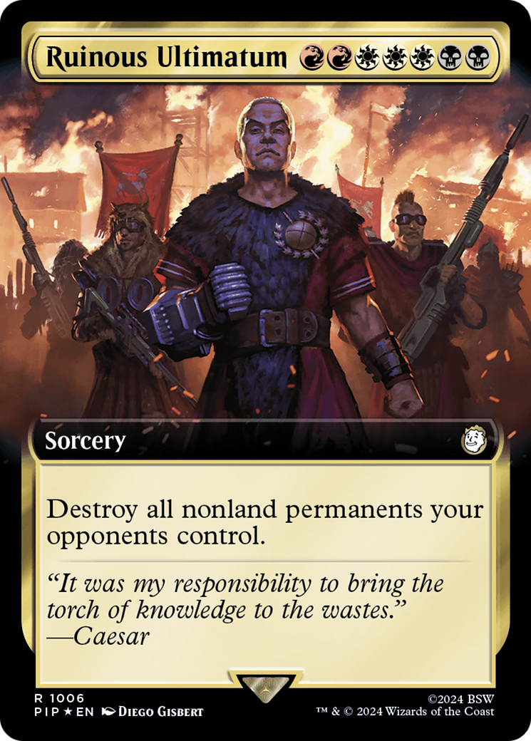 Ruinous Ultimatum (PIP-1006) - : (Extended Art) Foil