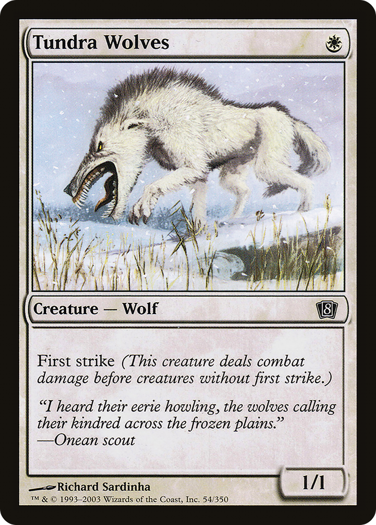 Tundra Wolves (8ED-54★) -  Foil