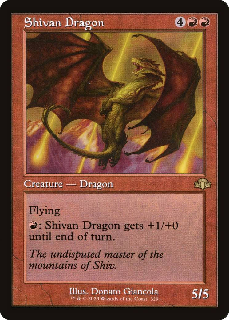 Shivan Dragon (DMR-329) -