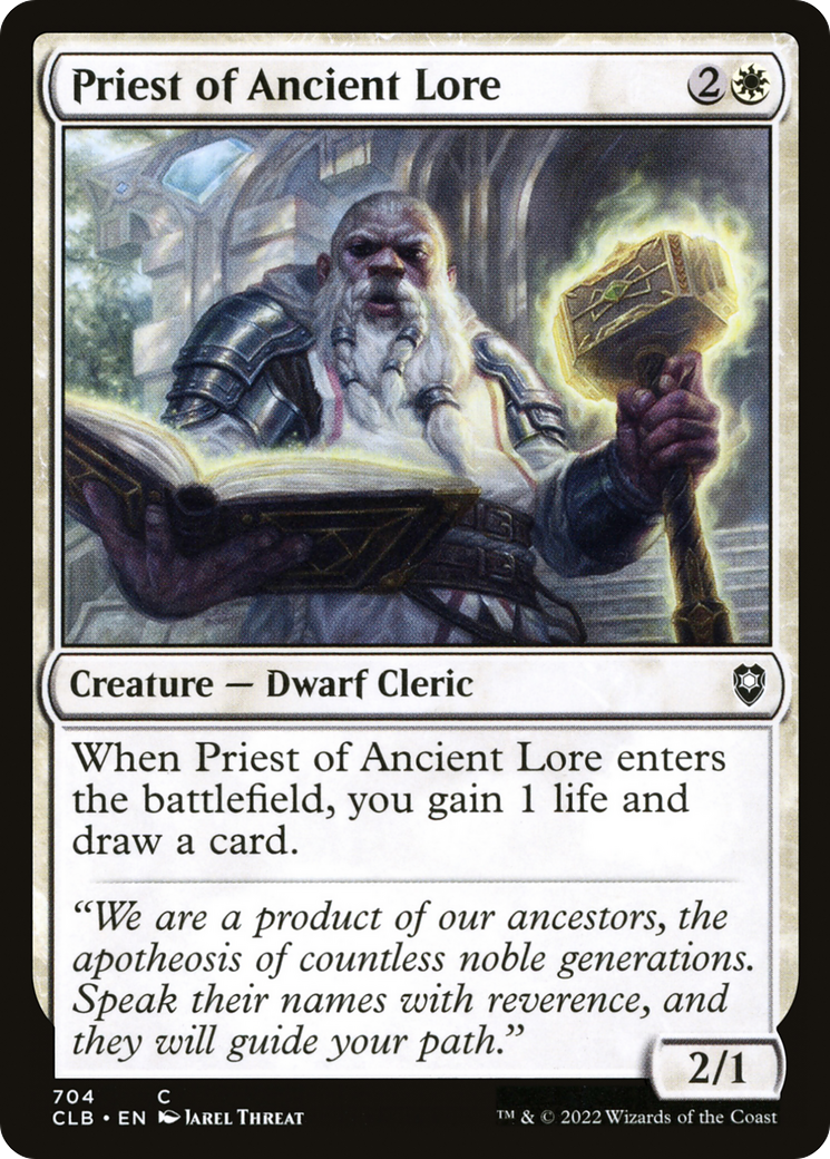 Priest of Ancient Lore (CLB-704) -