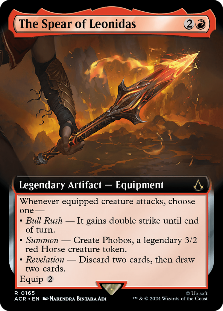 The Spear of Leonidas (ACR-165) - : (Extended Art) Foil