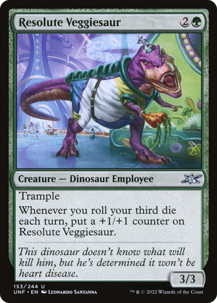 Resolute Veggiesaur (UNF-153) -  Foil