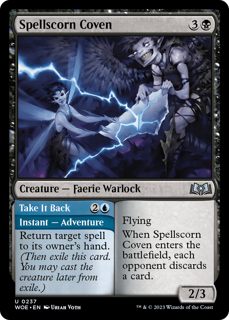 Spellscorn Coven // Take It Back (WOE-237) -  Foil