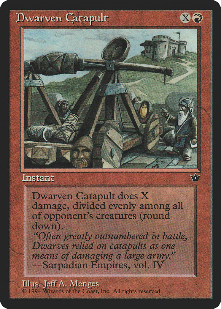 Dwarven Catapult (FEM-051) -