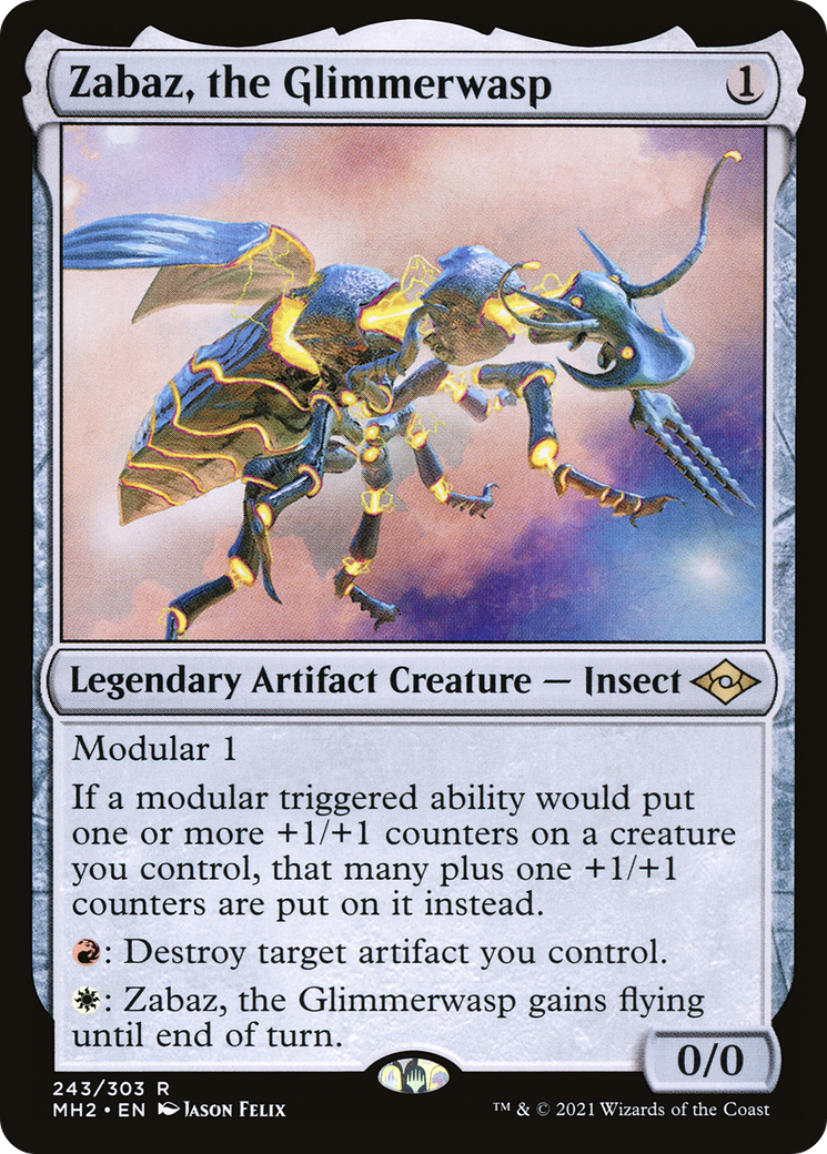 Zabaz, the Glimmerwasp (MH2-243) -  Foil