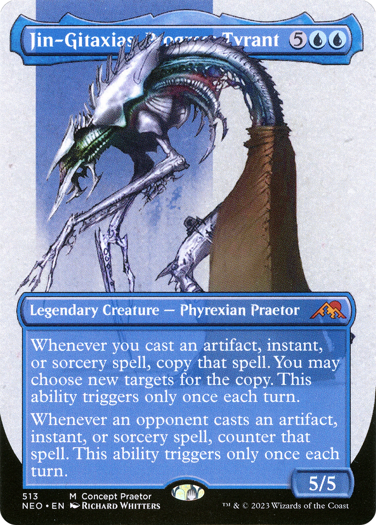 Jin-Gitaxias, Progress Tyrant (ONE-513) -  (Borderless) Foil