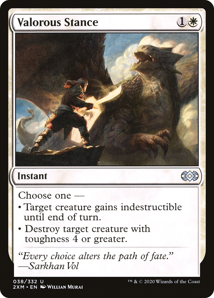 Valorous Stance (2XM-038) -  Foil