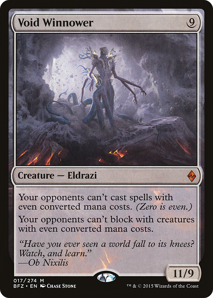 Void Winnower (BFZ-017) -  Foil