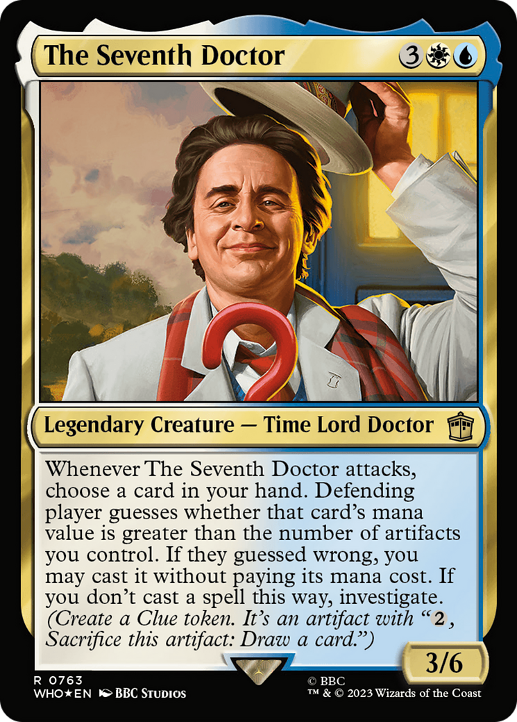 The Seventh Doctor (WHO-763) -  Foil