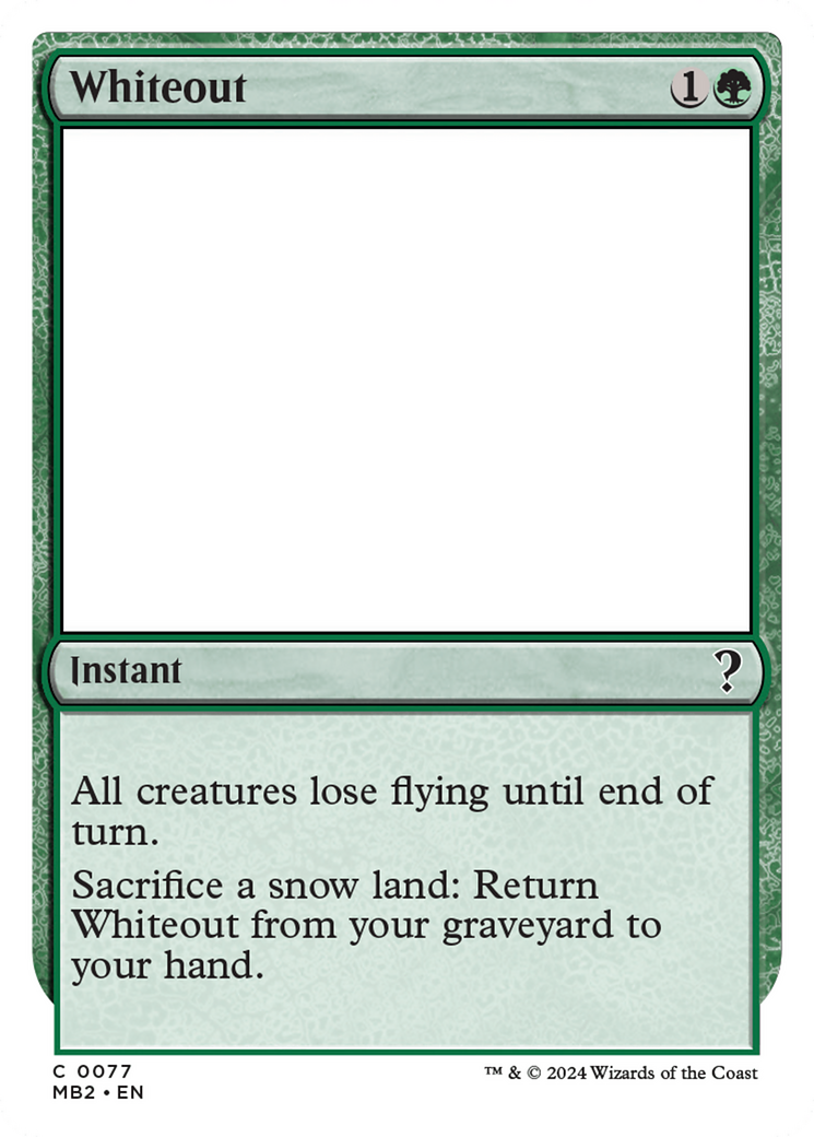 Whiteout (MB2-077) -