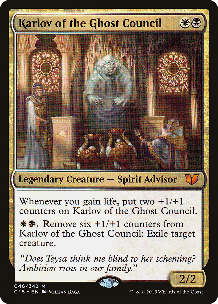 Karlov of the Ghost Council (C15-046) -